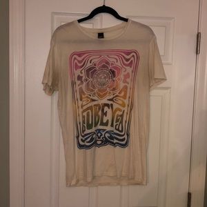 Obey Men’s Off White T-Shirt
